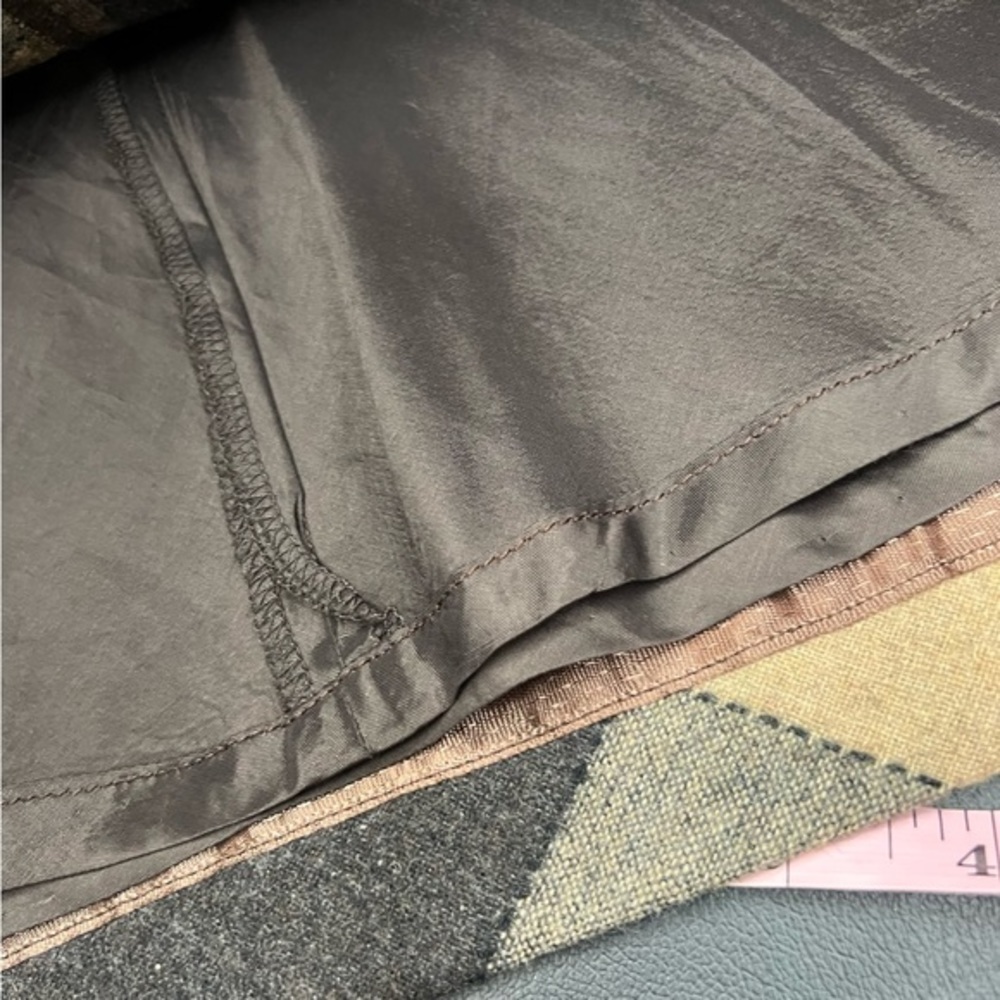 GAP Plaid Mini Skirt in Black, Brown & Cream - Picture 11 of 12
